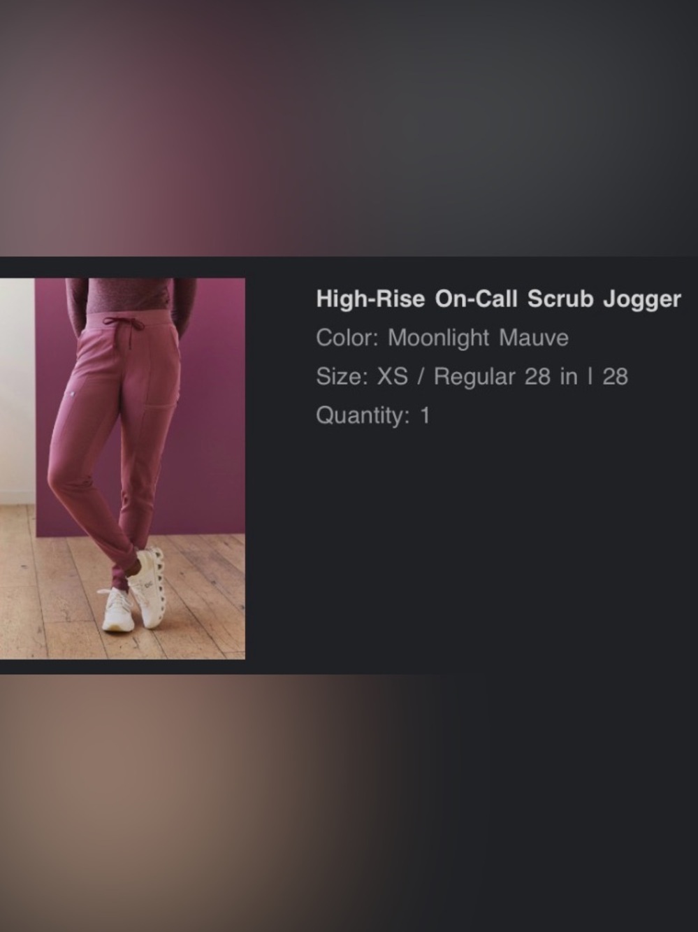 Fabletics High Rise On-Call joggers and Long sleeve underscrub - Picture 2 of 5
